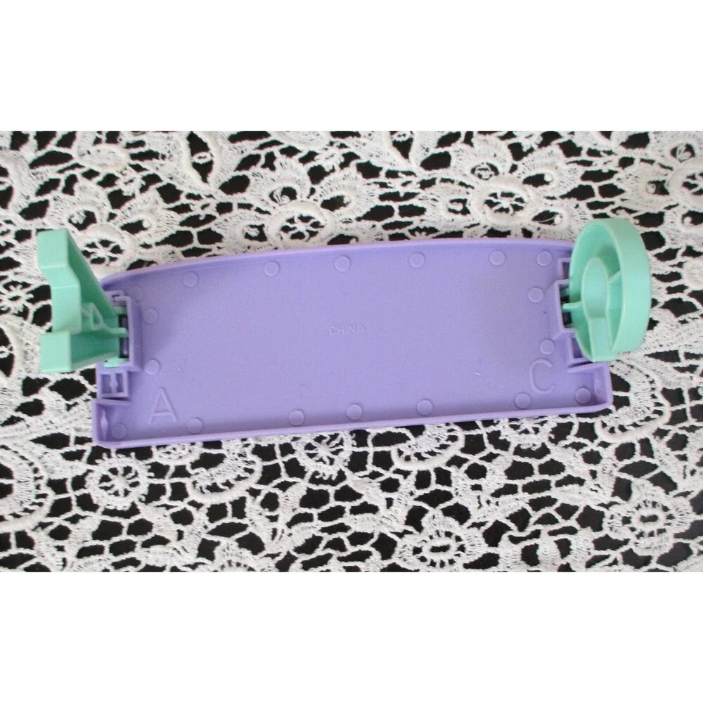 Doll ABC Purple Bench 5-1/4